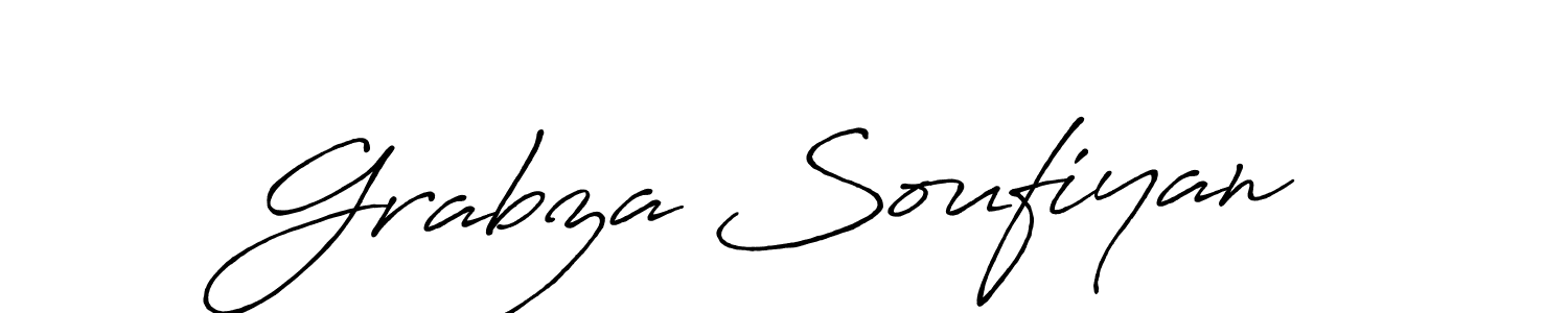 Also You can easily find your signature by using the search form. We will create Grabza Soufiyan name handwritten signature images for you free of cost using Antro_Vectra_Bolder sign style. Grabza Soufiyan signature style 7 images and pictures png