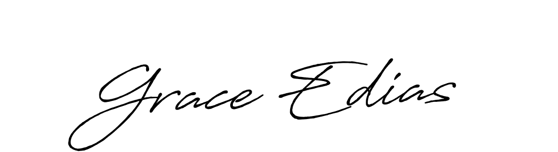 Make a beautiful signature design for name Grace Edias. With this signature (Antro_Vectra_Bolder) style, you can create a handwritten signature for free. Grace Edias signature style 7 images and pictures png