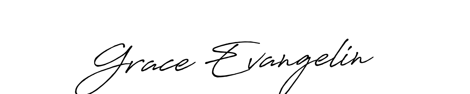 Design your own signature with our free online signature maker. With this signature software, you can create a handwritten (Antro_Vectra_Bolder) signature for name Grace Evangelin. Grace Evangelin signature style 7 images and pictures png