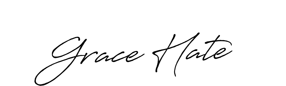 Use a signature maker to create a handwritten signature online. With this signature software, you can design (Antro_Vectra_Bolder) your own signature for name Grace Hate. Grace Hate signature style 7 images and pictures png