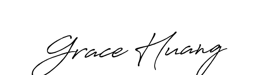 Grace Huang stylish signature style. Best Handwritten Sign (Antro_Vectra_Bolder) for my name. Handwritten Signature Collection Ideas for my name Grace Huang. Grace Huang signature style 7 images and pictures png