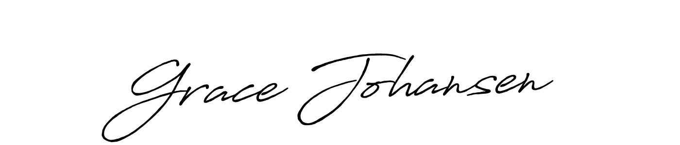 How to make Grace Johansen name signature. Use Antro_Vectra_Bolder style for creating short signs online. This is the latest handwritten sign. Grace Johansen signature style 7 images and pictures png