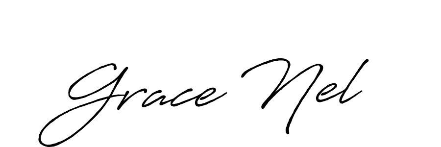 Once you've used our free online signature maker to create your best signature Antro_Vectra_Bolder style, it's time to enjoy all of the benefits that Grace Nel name signing documents. Grace Nel signature style 7 images and pictures png