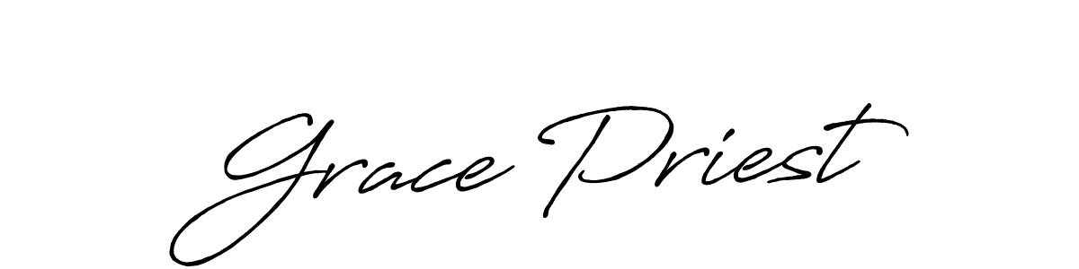 Also we have Grace Priest name is the best signature style. Create professional handwritten signature collection using Antro_Vectra_Bolder autograph style. Grace Priest signature style 7 images and pictures png