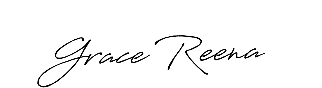 Use a signature maker to create a handwritten signature online. With this signature software, you can design (Antro_Vectra_Bolder) your own signature for name Grace Reena. Grace Reena signature style 7 images and pictures png