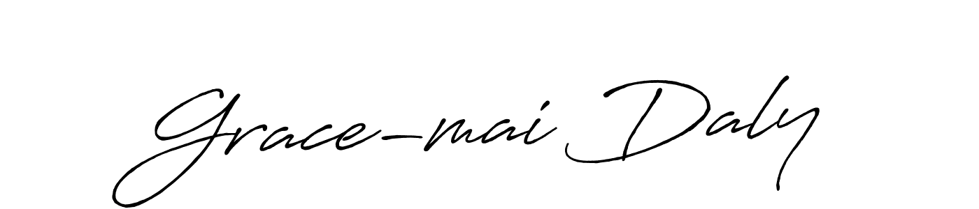 Use a signature maker to create a handwritten signature online. With this signature software, you can design (Antro_Vectra_Bolder) your own signature for name Grace-mai Daly. Grace-mai Daly signature style 7 images and pictures png