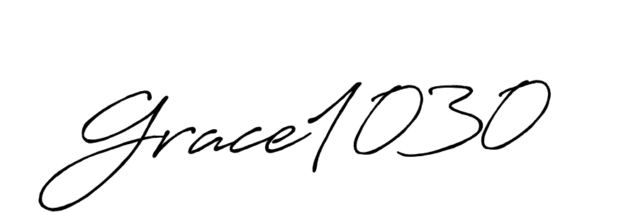 Also we have Grace1030 name is the best signature style. Create professional handwritten signature collection using Antro_Vectra_Bolder autograph style. Grace1030 signature style 7 images and pictures png