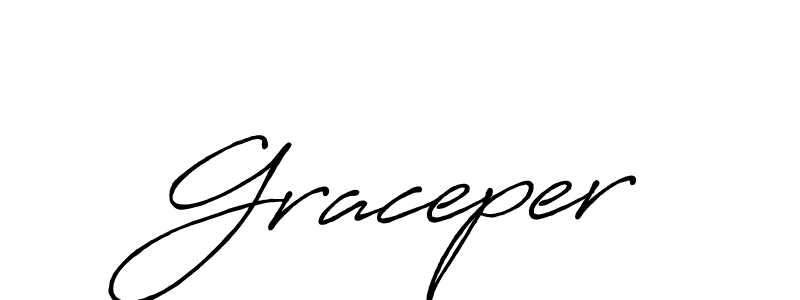 See photos of Graceper official signature by Spectra . Check more albums & portfolios. Read reviews & check more about Antro_Vectra_Bolder font. Graceper signature style 7 images and pictures png