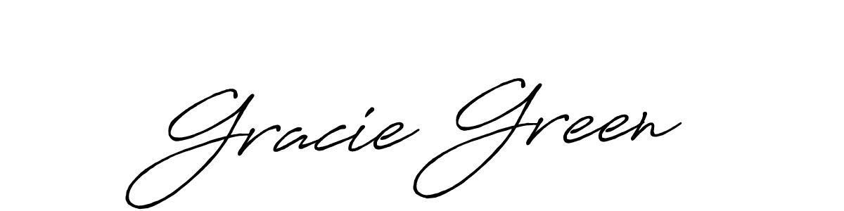 Also You can easily find your signature by using the search form. We will create Gracie Green name handwritten signature images for you free of cost using Antro_Vectra_Bolder sign style. Gracie Green signature style 7 images and pictures png