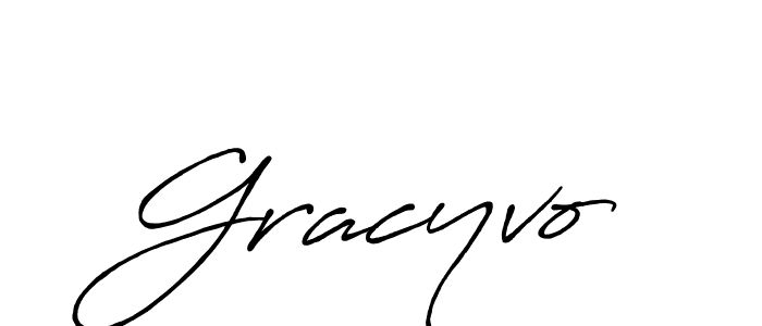 It looks lik you need a new signature style for name Gracyvo. Design unique handwritten (Antro_Vectra_Bolder) signature with our free signature maker in just a few clicks. Gracyvo signature style 7 images and pictures png