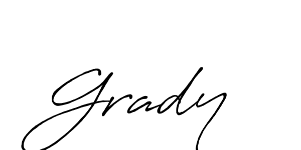 Make a beautiful signature design for name Grady . With this signature (Antro_Vectra_Bolder) style, you can create a handwritten signature for free. Grady  signature style 7 images and pictures png