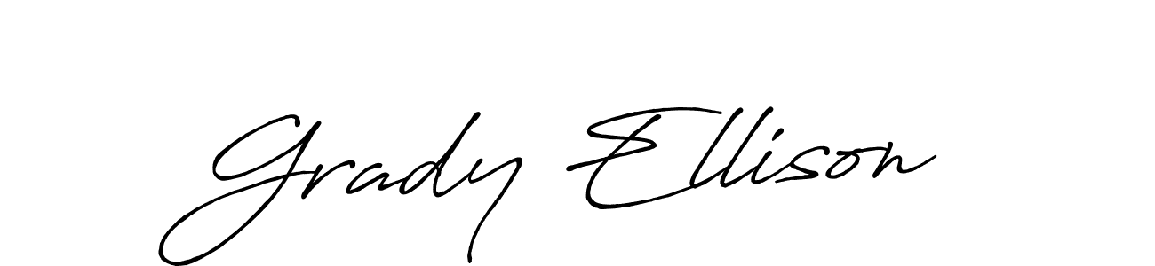 The best way (Antro_Vectra_Bolder) to make a short signature is to pick only two or three words in your name. The name Grady Ellison include a total of six letters. For converting this name. Grady Ellison signature style 7 images and pictures png