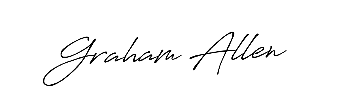 How to make Graham Allen signature? Antro_Vectra_Bolder is a professional autograph style. Create handwritten signature for Graham Allen name. Graham Allen signature style 7 images and pictures png