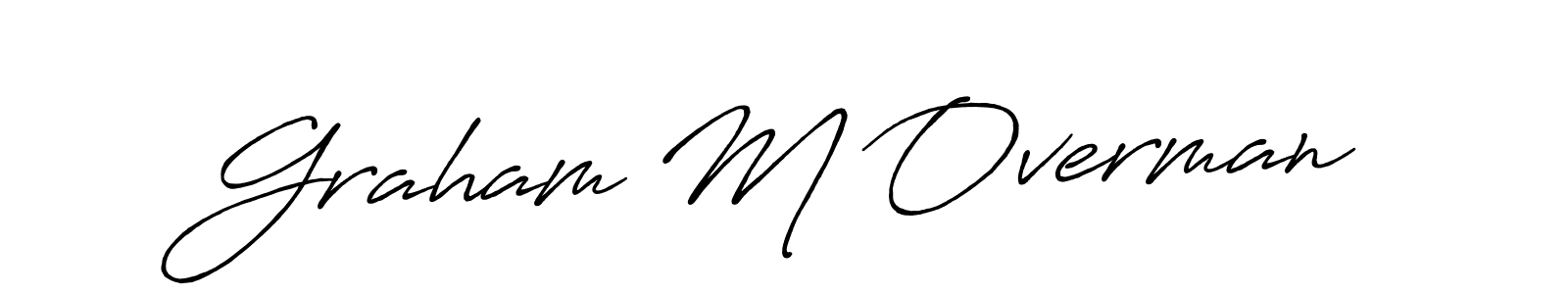 Make a short Graham M Overman signature style. Manage your documents anywhere anytime using Antro_Vectra_Bolder. Create and add eSignatures, submit forms, share and send files easily. Graham M Overman signature style 7 images and pictures png