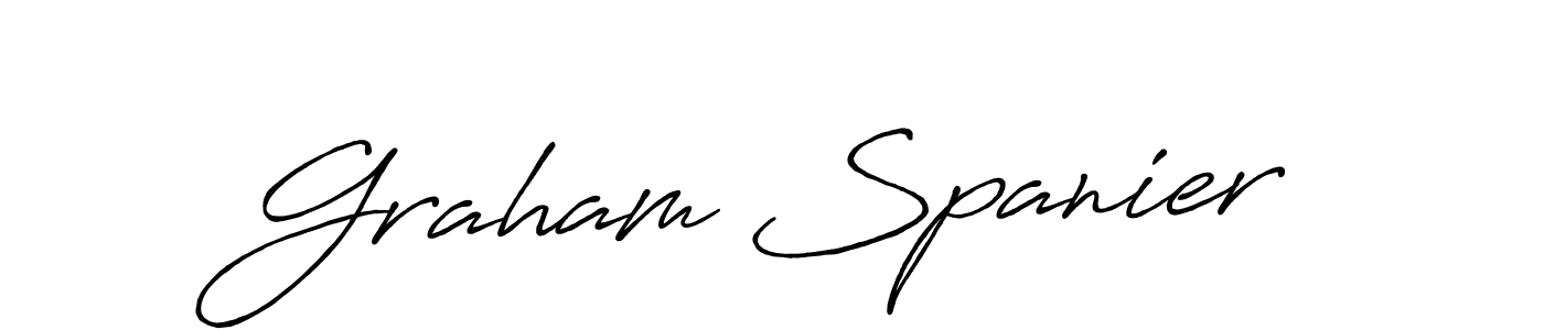 You should practise on your own different ways (Antro_Vectra_Bolder) to write your name (Graham Spanier) in signature. don't let someone else do it for you. Graham Spanier signature style 7 images and pictures png
