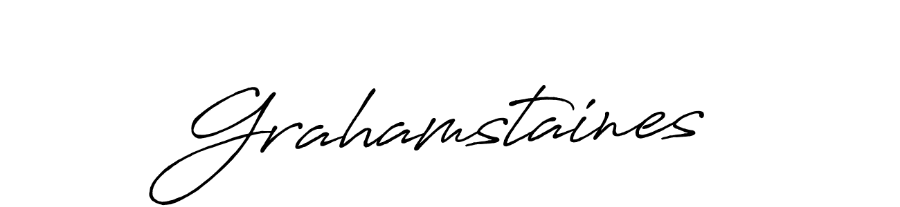 See photos of Grahamstaines official signature by Spectra . Check more albums & portfolios. Read reviews & check more about Antro_Vectra_Bolder font. Grahamstaines signature style 7 images and pictures png