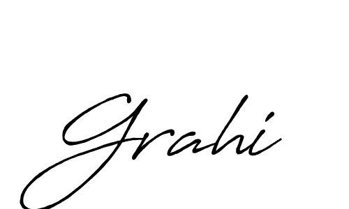 Antro_Vectra_Bolder is a professional signature style that is perfect for those who want to add a touch of class to their signature. It is also a great choice for those who want to make their signature more unique. Get Grahi name to fancy signature for free. Grahi signature style 7 images and pictures png