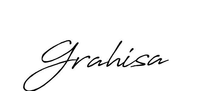 Similarly Antro_Vectra_Bolder is the best handwritten signature design. Signature creator online .You can use it as an online autograph creator for name Grahisa. Grahisa signature style 7 images and pictures png