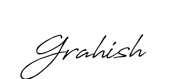 Best and Professional Signature Style for Grahish. Antro_Vectra_Bolder Best Signature Style Collection. Grahish signature style 7 images and pictures png