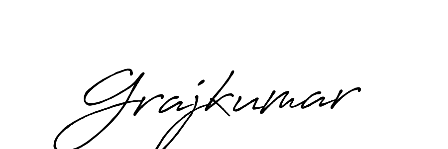 The best way (Antro_Vectra_Bolder) to make a short signature is to pick only two or three words in your name. The name Grajkumar include a total of six letters. For converting this name. Grajkumar signature style 7 images and pictures png