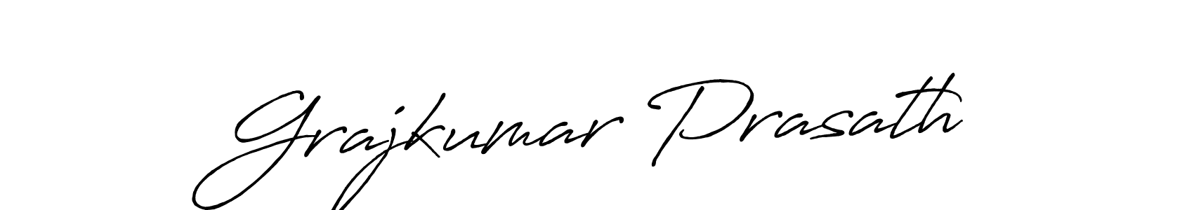 Use a signature maker to create a handwritten signature online. With this signature software, you can design (Antro_Vectra_Bolder) your own signature for name Grajkumar Prasath. Grajkumar Prasath signature style 7 images and pictures png