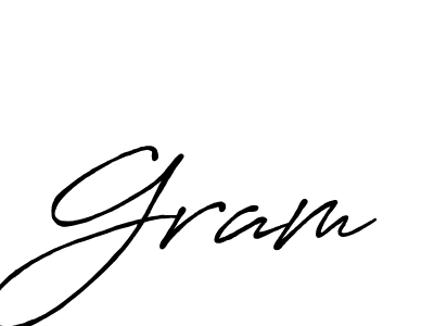 Once you've used our free online signature maker to create your best signature Antro_Vectra_Bolder style, it's time to enjoy all of the benefits that Gram name signing documents. Gram signature style 7 images and pictures png