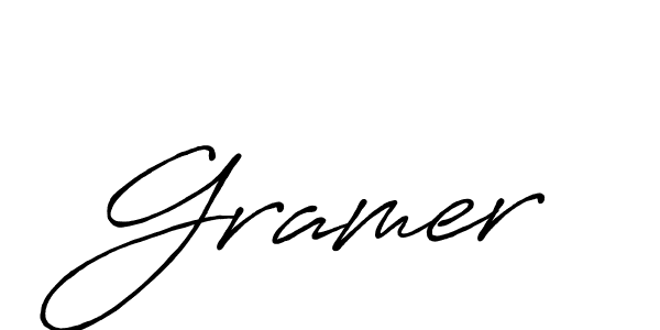 Best and Professional Signature Style for Gramer. Antro_Vectra_Bolder Best Signature Style Collection. Gramer signature style 7 images and pictures png