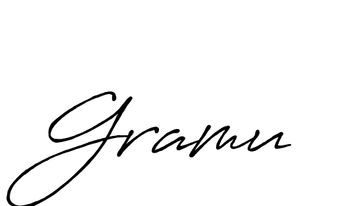 Once you've used our free online signature maker to create your best signature Antro_Vectra_Bolder style, it's time to enjoy all of the benefits that Gramu name signing documents. Gramu signature style 7 images and pictures png