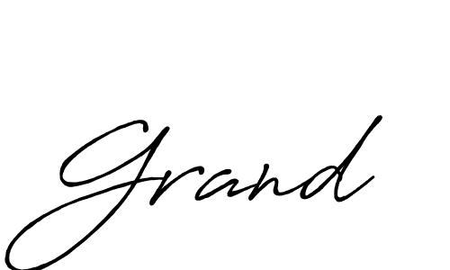 You should practise on your own different ways (Antro_Vectra_Bolder) to write your name (Grand) in signature. don't let someone else do it for you. Grand signature style 7 images and pictures png