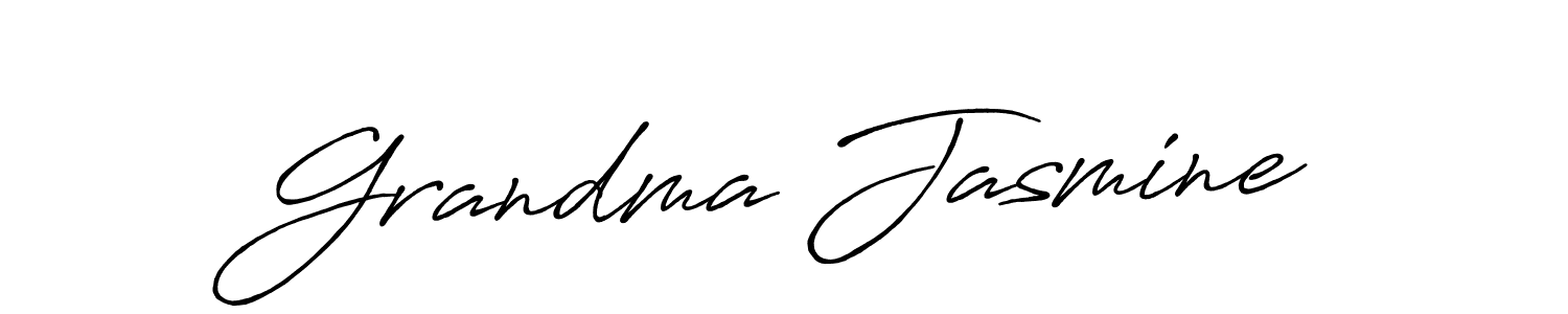 How to Draw Grandma Jasmine signature style? Antro_Vectra_Bolder is a latest design signature styles for name Grandma Jasmine. Grandma Jasmine signature style 7 images and pictures png