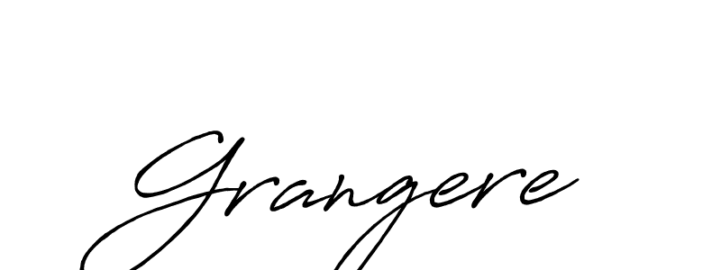 How to make Grangere signature? Antro_Vectra_Bolder is a professional autograph style. Create handwritten signature for Grangere name. Grangere signature style 7 images and pictures png