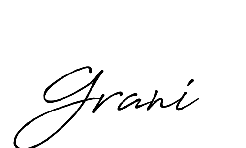 Best and Professional Signature Style for Grani. Antro_Vectra_Bolder Best Signature Style Collection. Grani signature style 7 images and pictures png