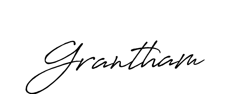 You should practise on your own different ways (Antro_Vectra_Bolder) to write your name (Grantham) in signature. don't let someone else do it for you. Grantham signature style 7 images and pictures png