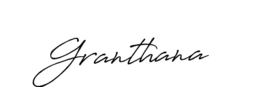 Here are the top 10 professional signature styles for the name Granthana. These are the best autograph styles you can use for your name. Granthana signature style 7 images and pictures png