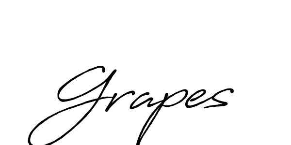 Once you've used our free online signature maker to create your best signature Antro_Vectra_Bolder style, it's time to enjoy all of the benefits that Grapes name signing documents. Grapes signature style 7 images and pictures png