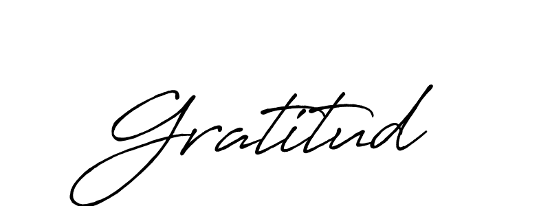 Also we have Gratitud name is the best signature style. Create professional handwritten signature collection using Antro_Vectra_Bolder autograph style. Gratitud signature style 7 images and pictures png