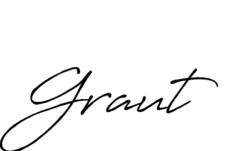 How to make Graut signature? Antro_Vectra_Bolder is a professional autograph style. Create handwritten signature for Graut name. Graut signature style 7 images and pictures png