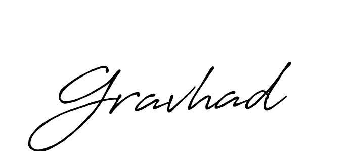 Use a signature maker to create a handwritten signature online. With this signature software, you can design (Antro_Vectra_Bolder) your own signature for name Gravhad. Gravhad signature style 7 images and pictures png