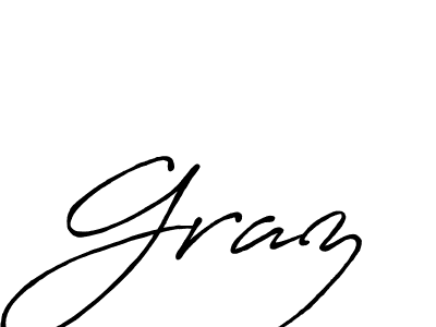 How to Draw Graz signature style? Antro_Vectra_Bolder is a latest design signature styles for name Graz. Graz signature style 7 images and pictures png