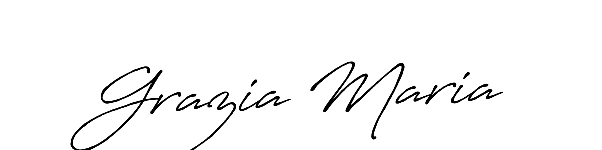 if you are searching for the best signature style for your name Grazia Maria. so please give up your signature search. here we have designed multiple signature styles  using Antro_Vectra_Bolder. Grazia Maria signature style 7 images and pictures png