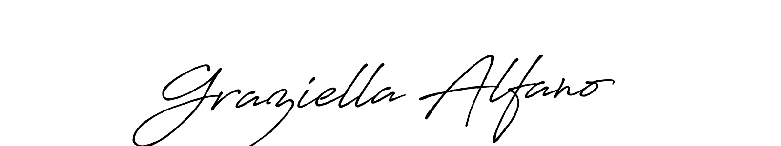Also You can easily find your signature by using the search form. We will create Graziella Alfano name handwritten signature images for you free of cost using Antro_Vectra_Bolder sign style. Graziella Alfano signature style 7 images and pictures png