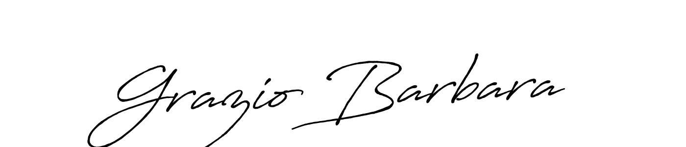 You should practise on your own different ways (Antro_Vectra_Bolder) to write your name (Grazio Barbara) in signature. don't let someone else do it for you. Grazio Barbara signature style 7 images and pictures png