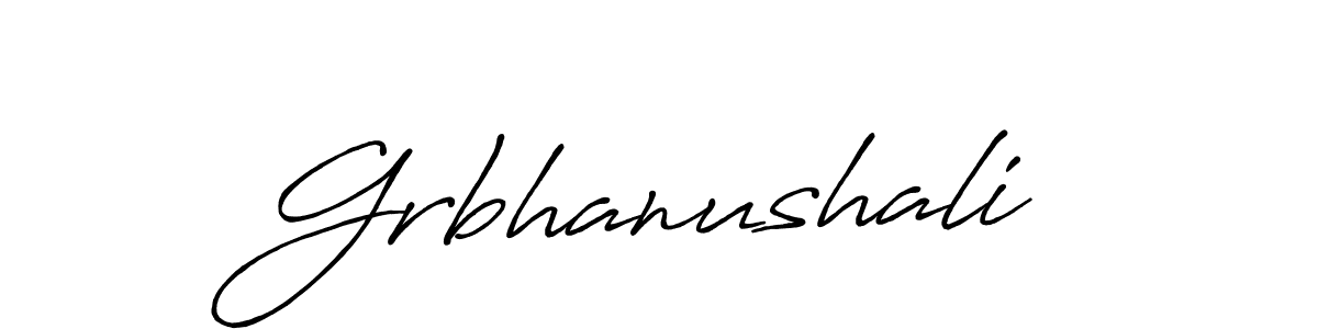 Once you've used our free online signature maker to create your best signature Antro_Vectra_Bolder style, it's time to enjoy all of the benefits that Grbhanushali name signing documents. Grbhanushali signature style 7 images and pictures png