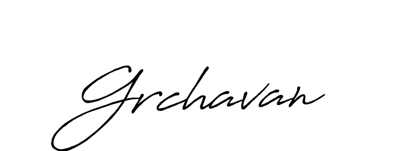 The best way (Antro_Vectra_Bolder) to make a short signature is to pick only two or three words in your name. The name Grchavan include a total of six letters. For converting this name. Grchavan signature style 7 images and pictures png