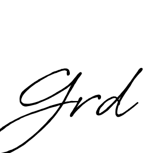 How to make Grd signature? Antro_Vectra_Bolder is a professional autograph style. Create handwritten signature for Grd name. Grd signature style 7 images and pictures png