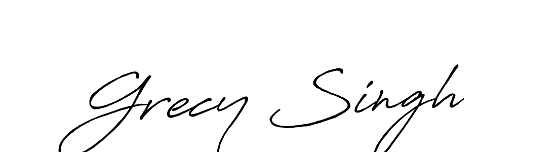 Design your own signature with our free online signature maker. With this signature software, you can create a handwritten (Antro_Vectra_Bolder) signature for name Grecy Singh. Grecy Singh signature style 7 images and pictures png