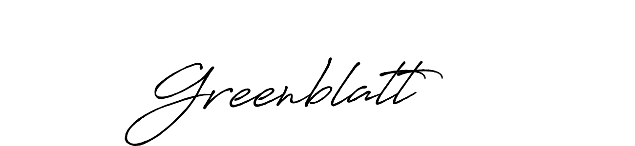 Design your own signature with our free online signature maker. With this signature software, you can create a handwritten (Antro_Vectra_Bolder) signature for name Greenblatt   . Greenblatt    signature style 7 images and pictures png