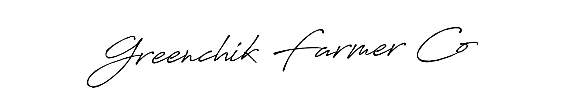Use a signature maker to create a handwritten signature online. With this signature software, you can design (Antro_Vectra_Bolder) your own signature for name Greenchik Farmer Co. Greenchik Farmer Co signature style 7 images and pictures png