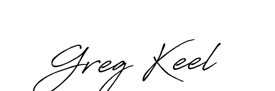 Make a beautiful signature design for name Greg Keel. With this signature (Antro_Vectra_Bolder) style, you can create a handwritten signature for free. Greg Keel signature style 7 images and pictures png