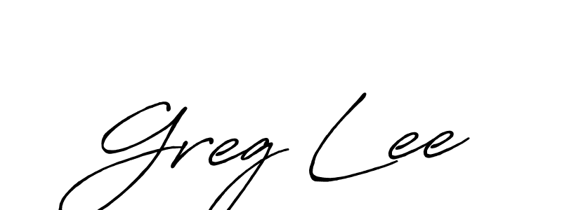 Design your own signature with our free online signature maker. With this signature software, you can create a handwritten (Antro_Vectra_Bolder) signature for name Greg Lee. Greg Lee signature style 7 images and pictures png
